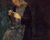 保罗 塞律西埃 : Young Breton, The Little Knitter